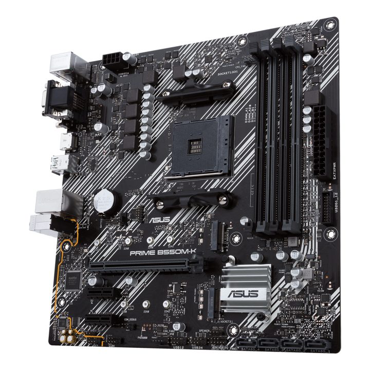 ASUS PRIME B550M-K AMD B550 AM4 Socket Micro ATX