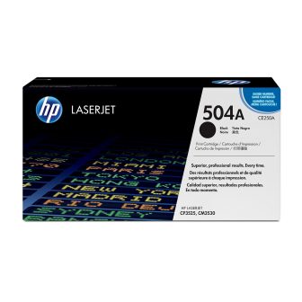 HP Original LaserJet 504A Black Toner Cartridge