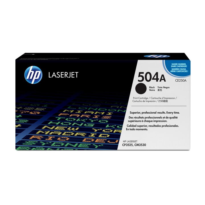 HP Original LaserJet 504A Black Toner Cartridge