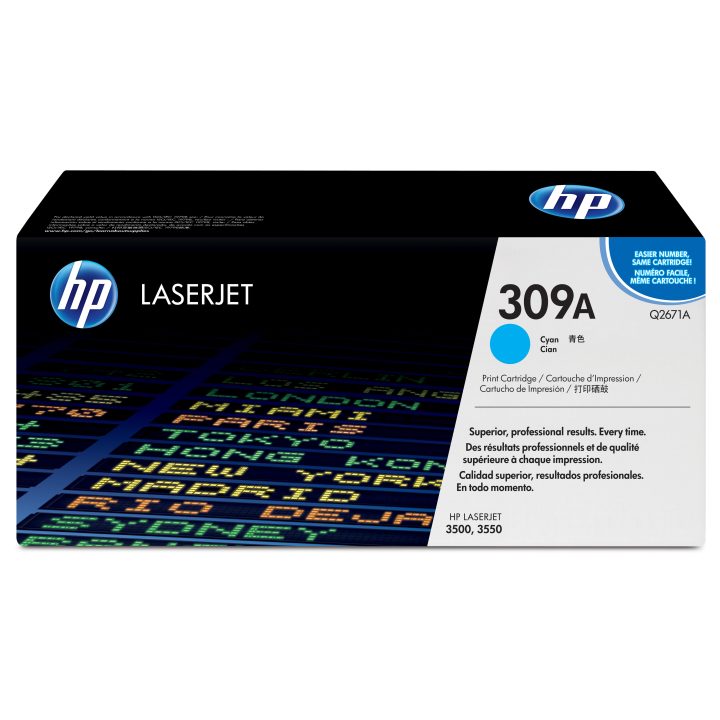 HP 309A Cyan Original LaserJet Toner Cartridge cartucho de tóner 1…