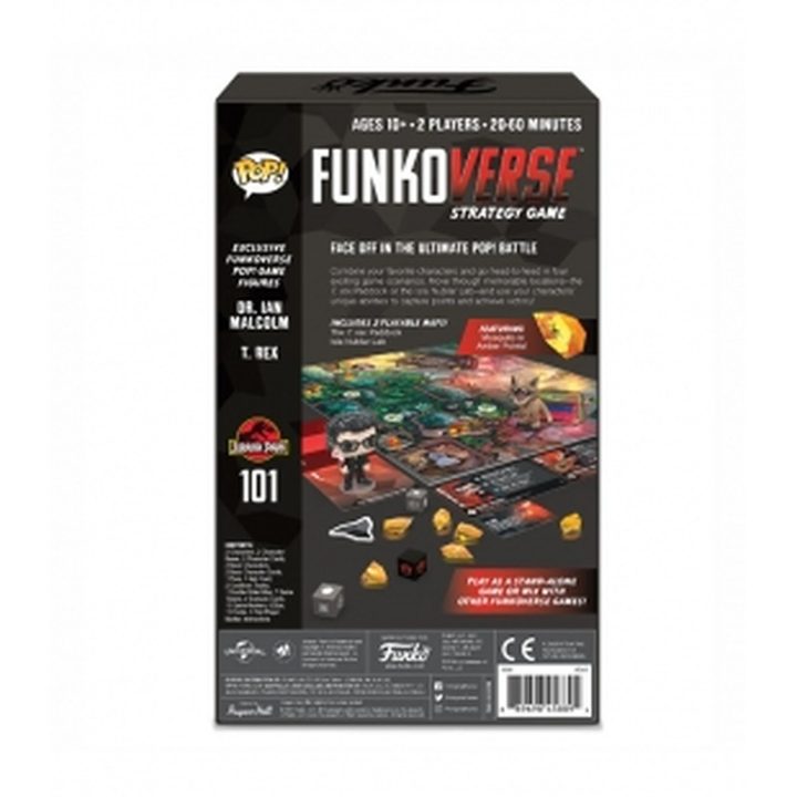 Funkoverse Jurassic Park 101 Board Game 47125