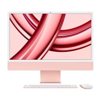 Computador all in one Apple iMac M4-16GB-SSD 512GB-24 polegadas-pink…
