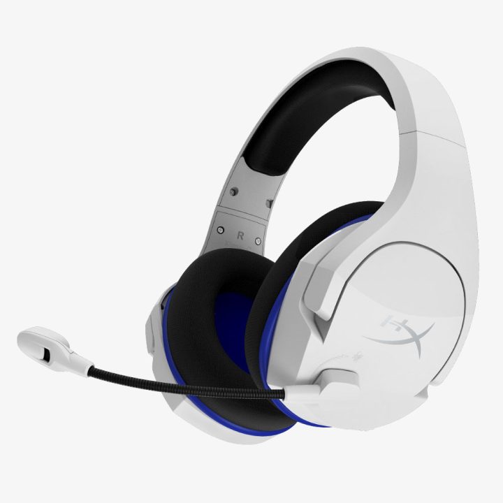 HyperX Cloud Stinger Core Wireless Gaming Headset (White-Blue) -…