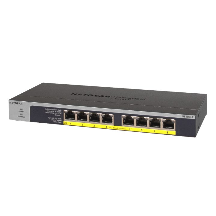 NETGEAR GS108LP No administrado Gigabit Ethernet (10/100/1000)…