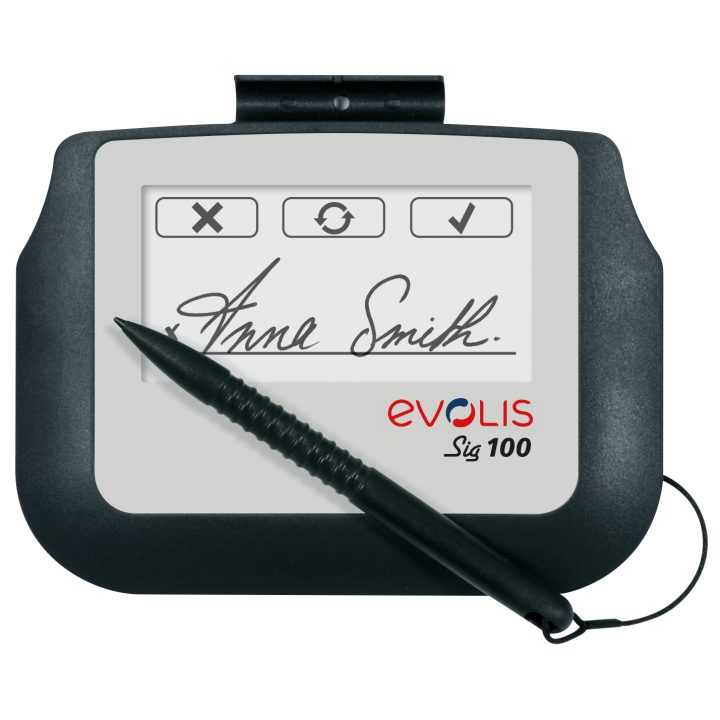 Evolis SIG100 Monochrome Signature Pad (ST-BE105-2-UEVL)
