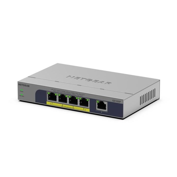 NETGEAR GS105P Unmanaged Gigabit Ethernet (10/100/1000) Power over…