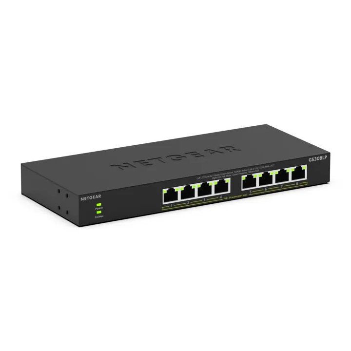 NETGEAR GS308LP Unmanaged Gigabit Ethernet (10/100/1000) Power over…