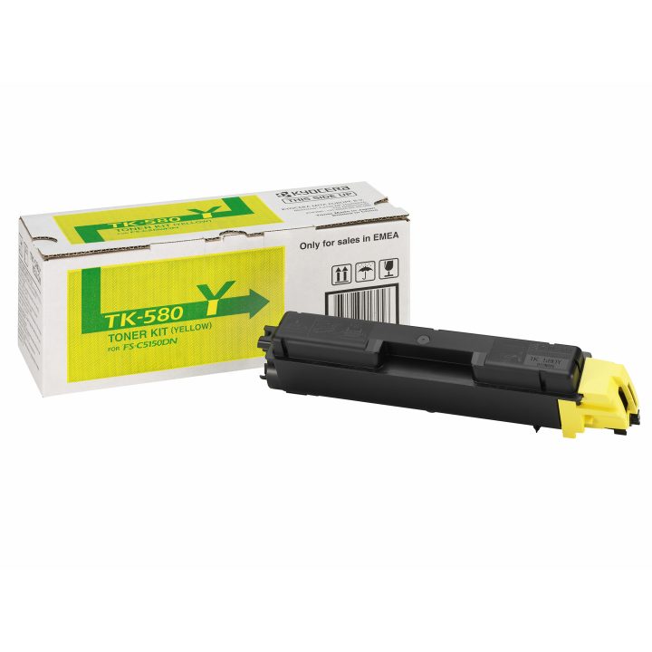 KYOCERA TK-580Y cartucho de toner 1 unidade(s) Original Amarelo