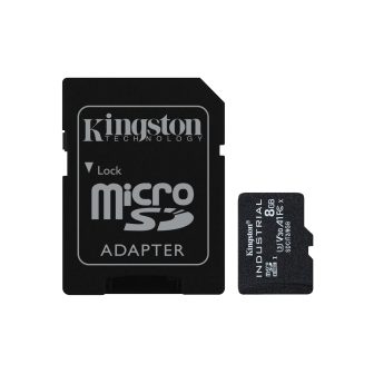 Kingston Technology Tarjeta 8GB microSDHC Industrial C10 A1 pSLC +…