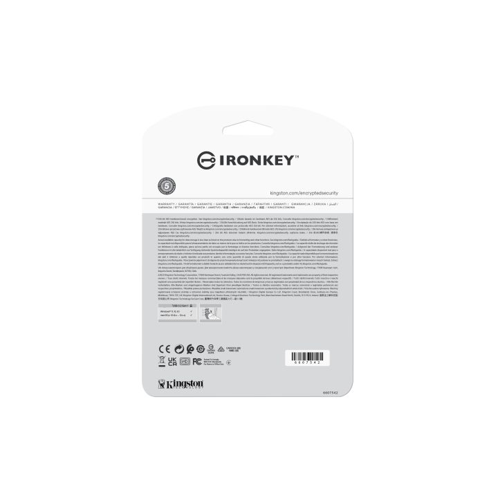 Kingston Technology IronKey 32GB USB-C Vault Privacy 50C AES-256…
