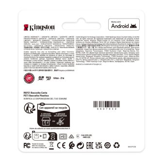 Kingston Technology 256GB microSDXC Canvas Select Plus Gen3 150R A1…