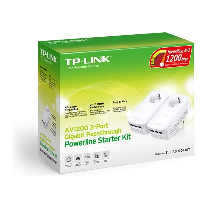 TP-Link TL-PA8030P KIT 1200 Mbit/s Ethernet Blanco 2 pieza(s)