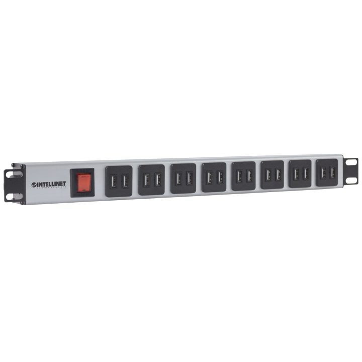 Intellinet 164580 unidade de distribuição de energia (PDU) 1U Azul…