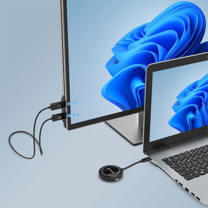 Manhattan Wireless HDMI 1080p Presentation Kit, 2-piece set with HDMI…