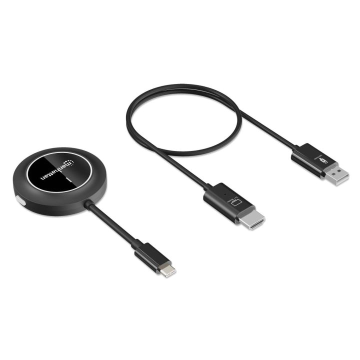 Kit de apresentação sem fios HDMI 1080p Manhattan, conjunto de 2…