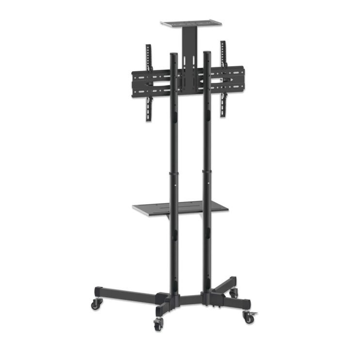 Suporte com carrinho para TV/monitores Manhattan, ecrãs 37"–65"…