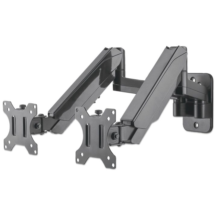 Manhattan Dual Wall Mount for TV/Monitors (Gas Articulated), for 17"…