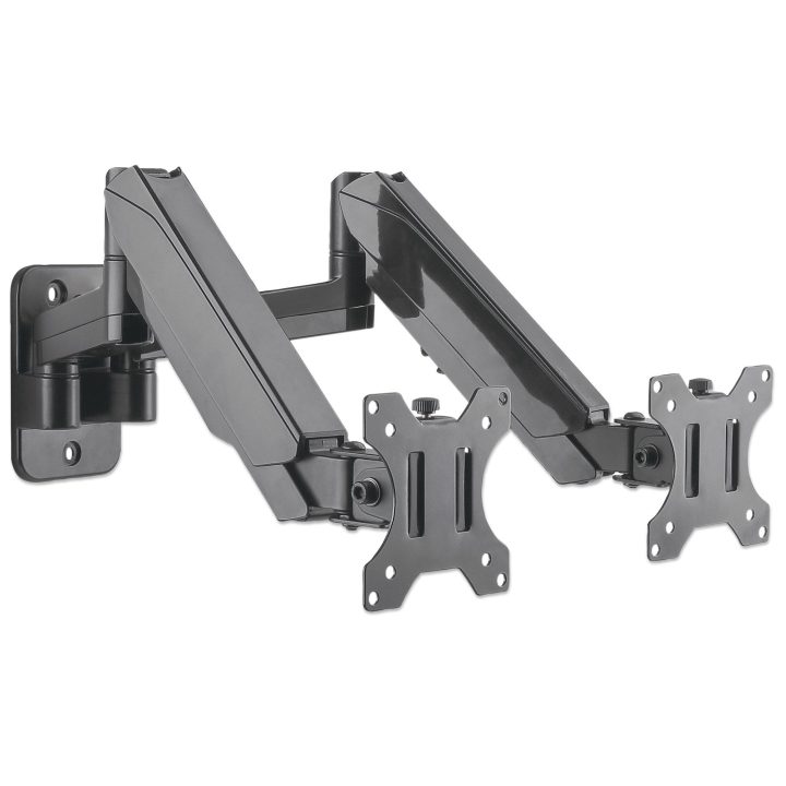 Manhattan Dual Wall Mount for TV/Monitors (Gas Articulated), for 17"…