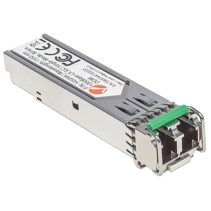 Intellinet Gigabit Fiber SFP Transceiver Module, 1000Base-LX (LC)…