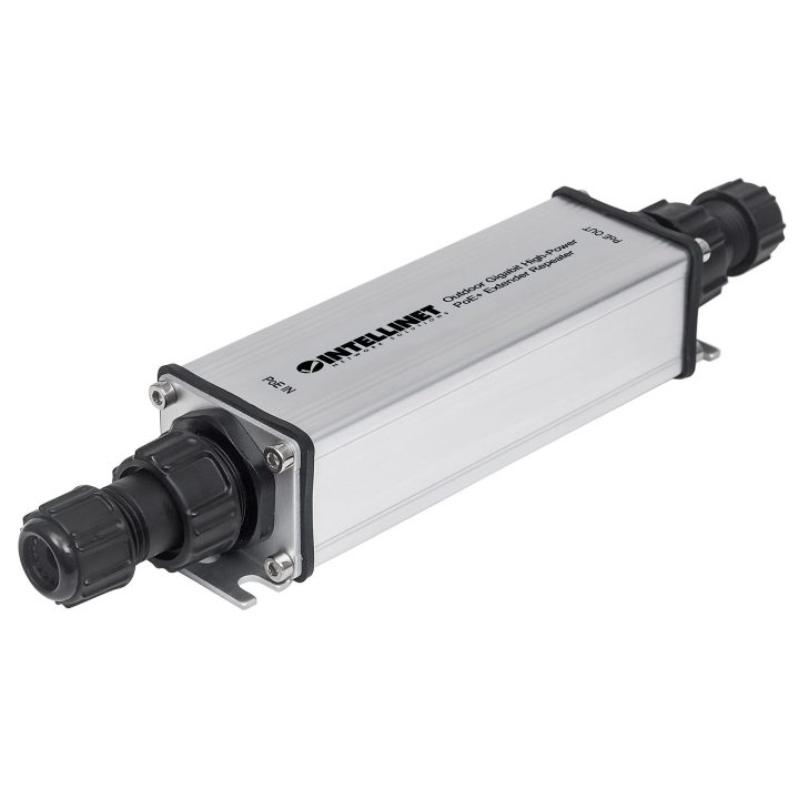 Intellinet High-Power Outdoor Gigabit PoE+ Repeater-Extender, IEEE…