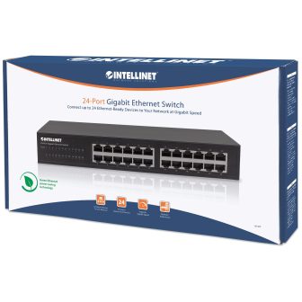 Intellinet Commutateur réseau (switch) Gigabit Ethernet 24 ports, 24…