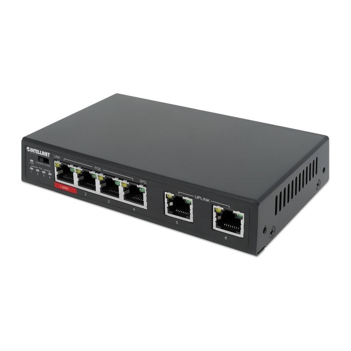 Intellinet Commutador de rede (switch) Fast Ethernet 6 portas com 4…