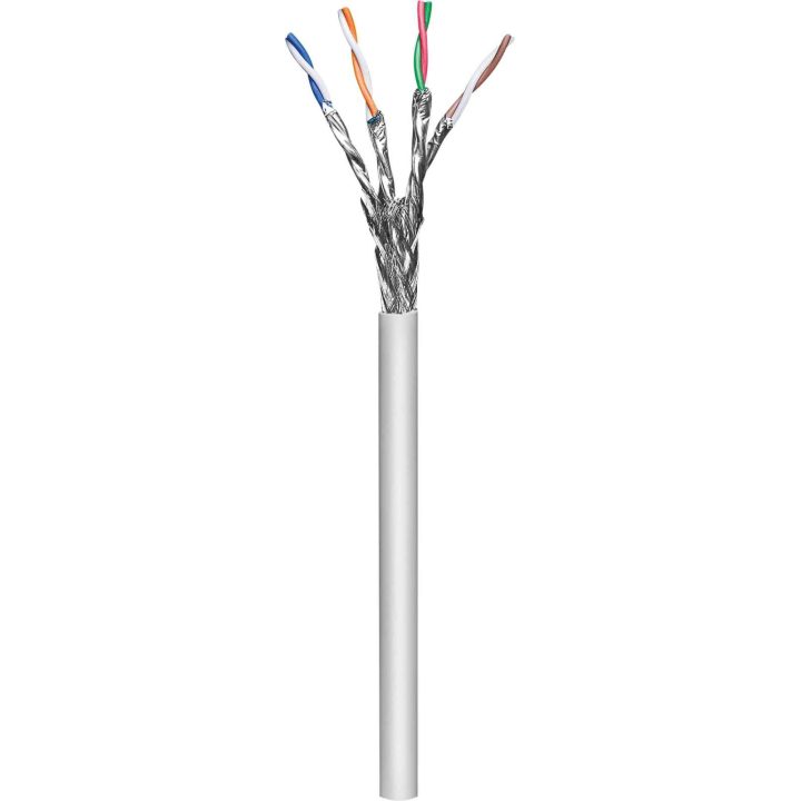 Intellinet 704922 cable de red Gris 100 m Cat7 S/FTP (S-STP)