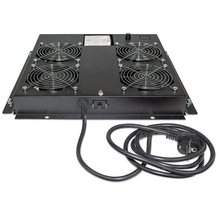 Intellinet 4-Fan Ventilation Unit for 19" Racks, Roof Mount, with…