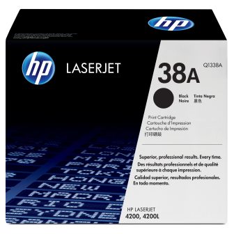 HP 38A Black Original LaserJet Toner Cartridge cartucho de tóner 1…