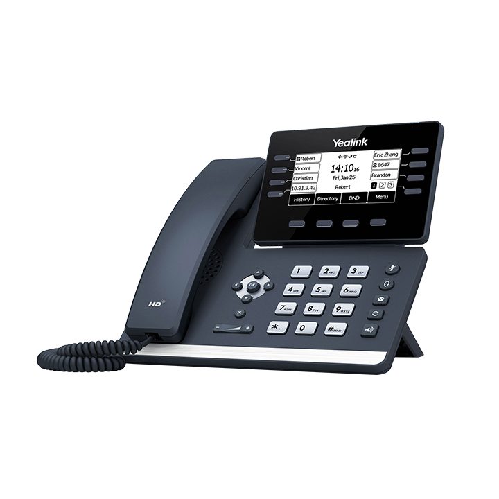 Yealink SIP-T53W Telefone IP Cinzento 8 linhas LCD Wi-Fi
