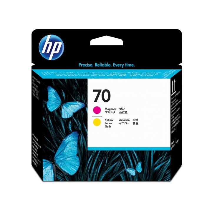 Cabeça de impressão HP DesignJet 70 magenta/amarelo