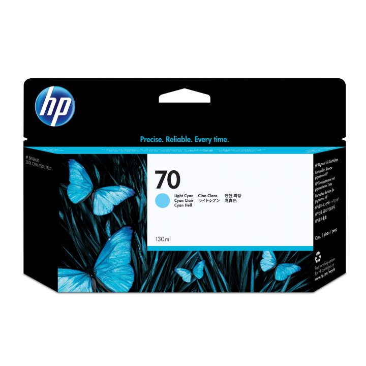 HP Cartucho de tinta 70 ciano claro de 130 ml