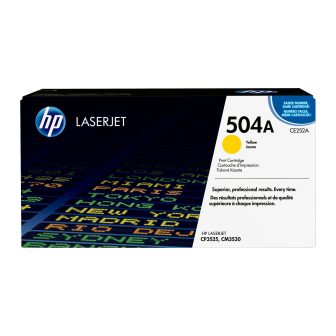 HP Cartucho de toner original LaserJet 504A amarelo