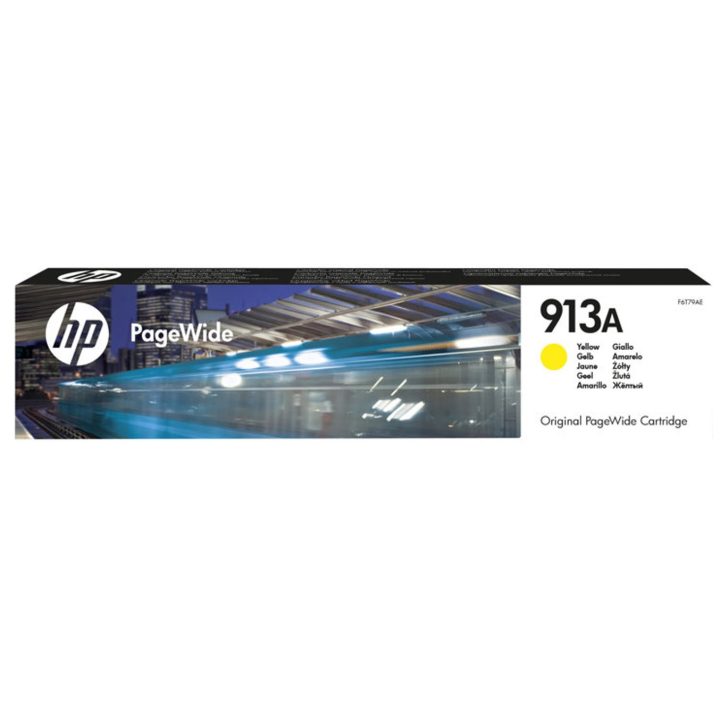 Cartucho de tinta amarelo original HP PageWide 913A