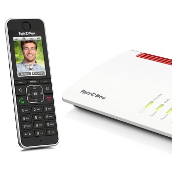 Fon FRITZ! C6 DECT Phone Caller ID Black