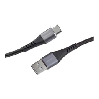 Cable USB-C a USB tipo a Intenso 1x 0.5m 2x 2m-macho-macho-negro 60W…