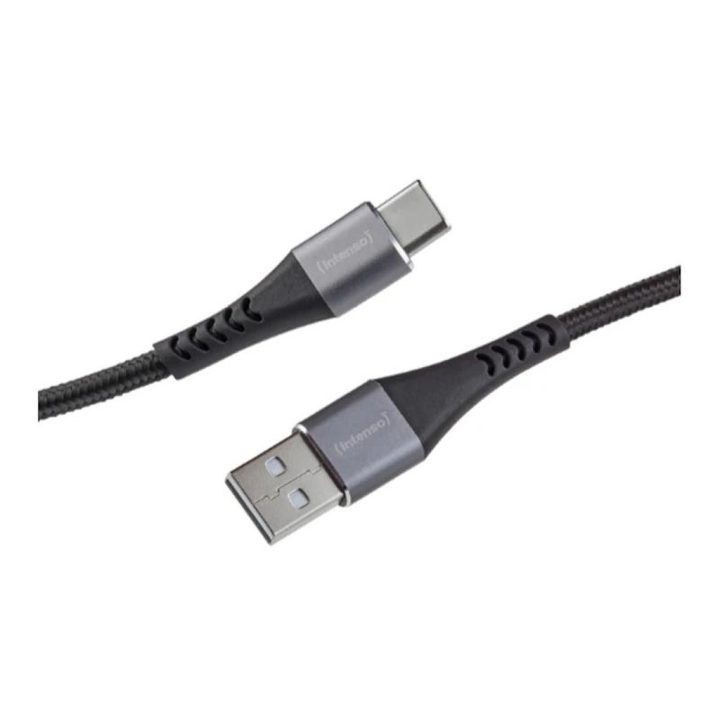 Cabo USB-C para USB tipo A Intenso 1x 0.5m 2x 2m-macho-macho-negro…