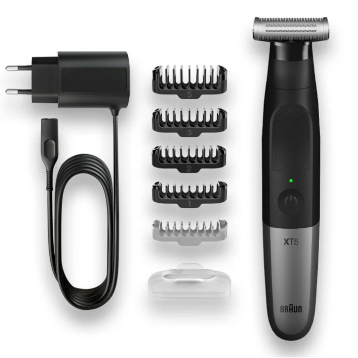 Braun XT5100 Hair Clipper and Trimmer Black, Silver