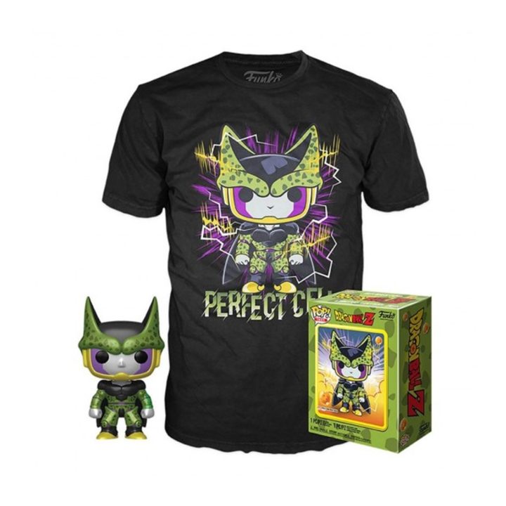 Funko Pop Dragon Ball Z Cell Perfeito + T-shirt tamanho aleatório…
