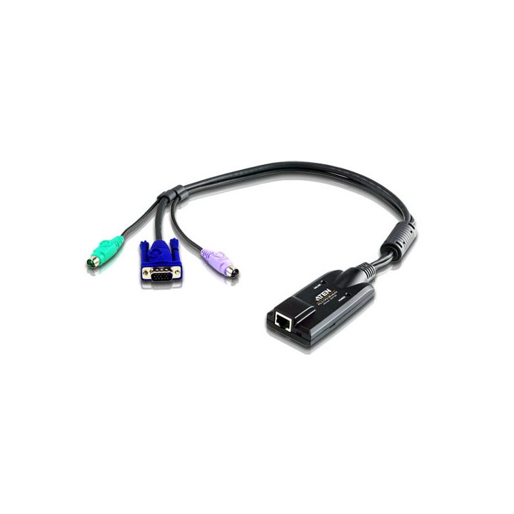 ATEN Adaptador KVM VGA PS/2 com compatibilidade de vídeo composto