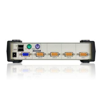 ATEN Switch KVM VGA PS/2-USB de 4 puertos