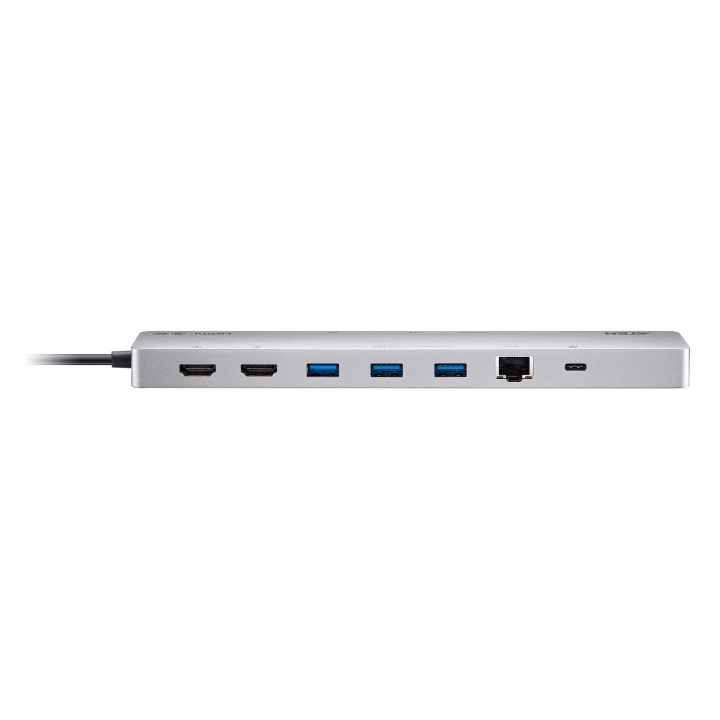 ATEN UH3240 hub de interfaz USB Tipo C Plata
