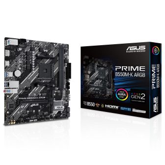 ASUS PRIME B550M-K ARGB AMD B550 Socket AM4 micro ATX