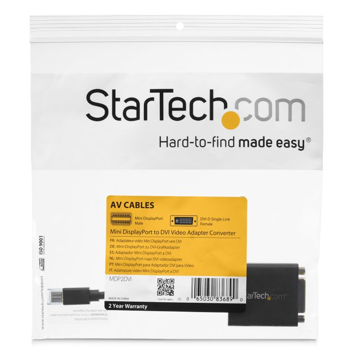 StarTech.com Adaptador Mini DisplayPort a DVI - Conversor Mini DP a…
