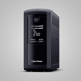 CyberPower Tracer III VP700ELCD-FR Uninterruptible Power Supply (UPS)…