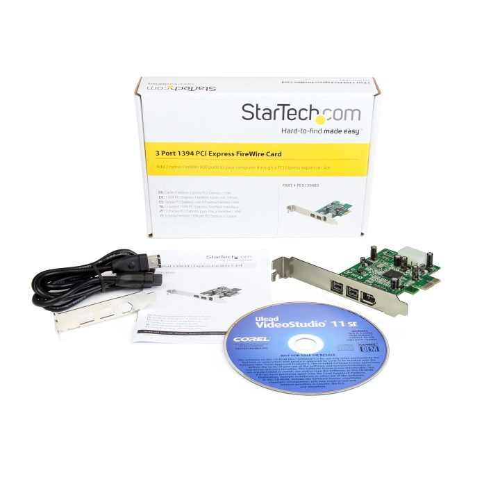 StarTech.com Adaptador de Placa FireWire PCI-Express PCI-e com 2…