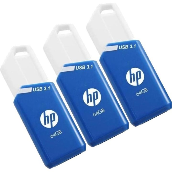 HP x755w Triple Pack unidad flash USB 64 GB USB tipo A 3.2 Gen 1 (3.1…