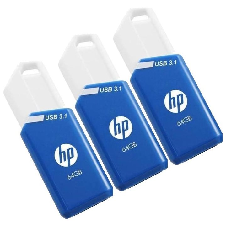 HP x755w Triple Pack unidad flash USB 64 GB USB tipo A 3.2 Gen 1 (3.1…