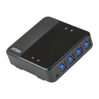 ATEN Switch de periféricos USB 3.2 Gen1 de 4 x 4 puertos