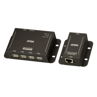 ATEN Extensor USB 2.0 por Cat 5 com hub de quatro portas (até 50 m)